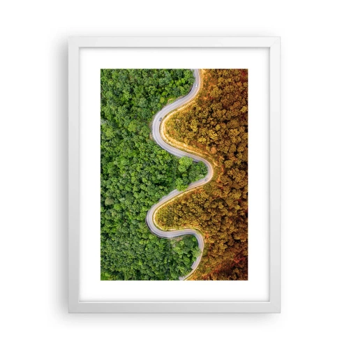 Poster in een witte lijst - Grenzen en doorbraken - 30x40 cm