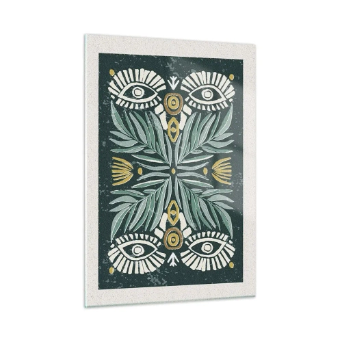 Schilderen op glas - Als een volksuitsnede - 50x70 cm