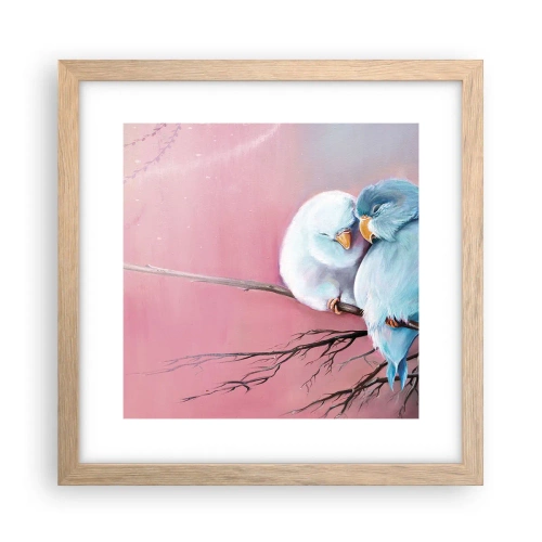 Een poster in een licht eiken lijst - Wat kan ik hier toevoegen? ... - 30x30 cm