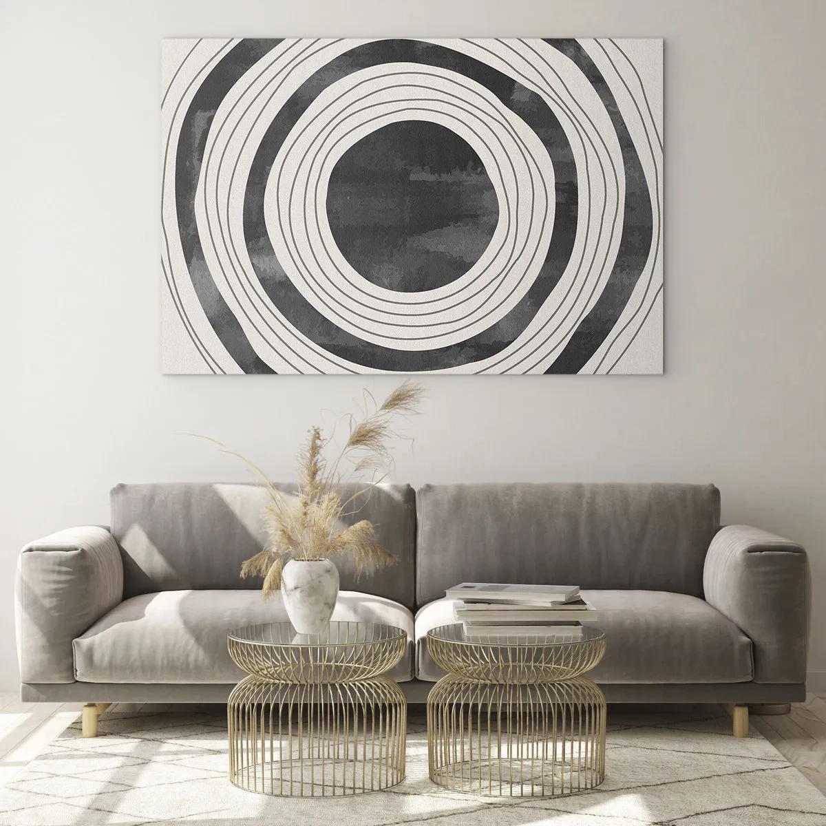 Schilderen op glas - Precies op het punt - 120x80 cm