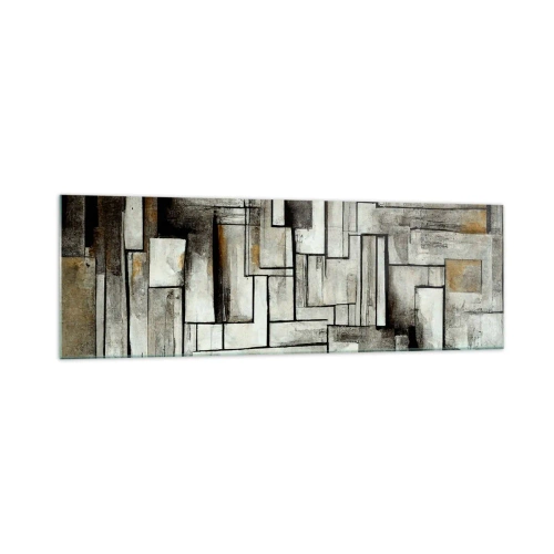 Schilderen op glas - De kracht van eenvoud - 160x50 cm
