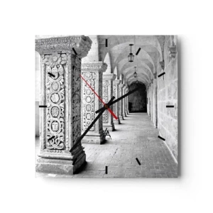 Wandklok - Klok - En waar naar toe….? - 40x40 cm