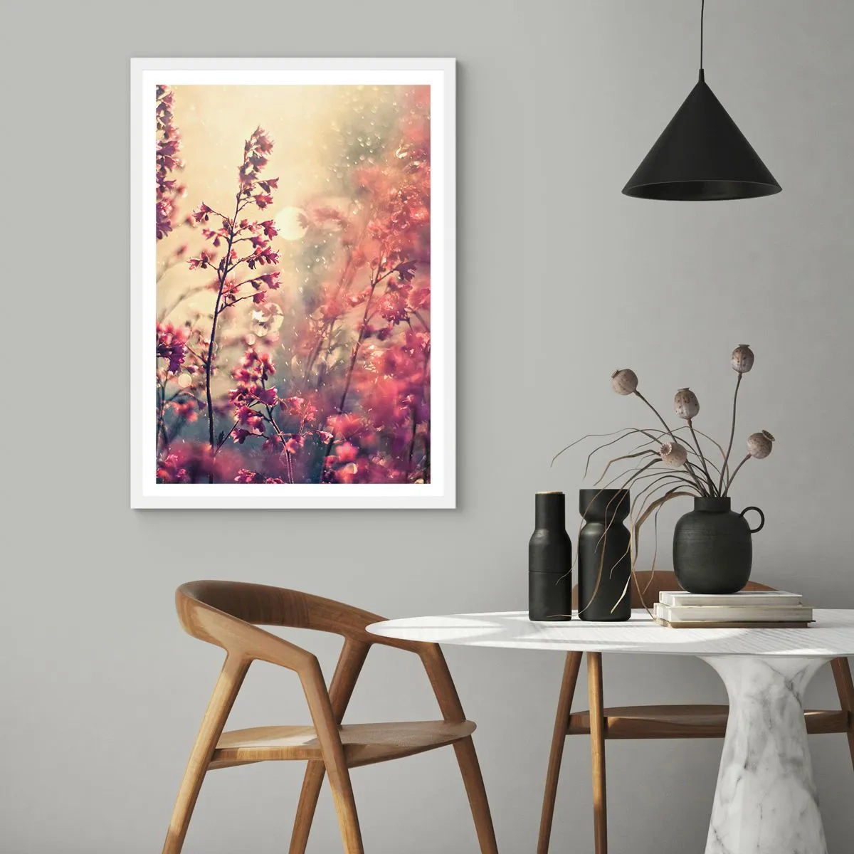Poster in een witte lijst - Geheime Tuin - 70x100 cm