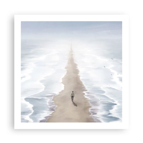 Poster - Een gouden toekomst - 60x60 cm