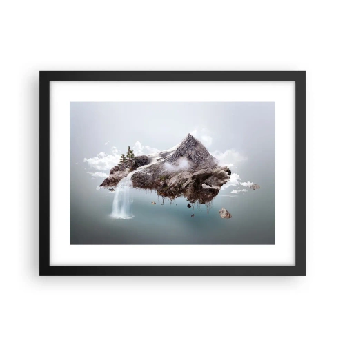 Poster in een zwarte lijst - Gezien met het oog van een surrealist - 40x30 cm