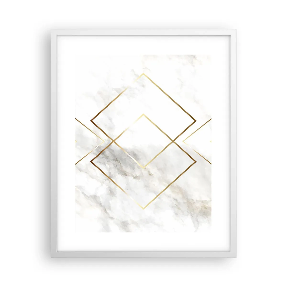 Poster in een witte lijst - Een uitzicht tot in het oneindige - 40x50 cm