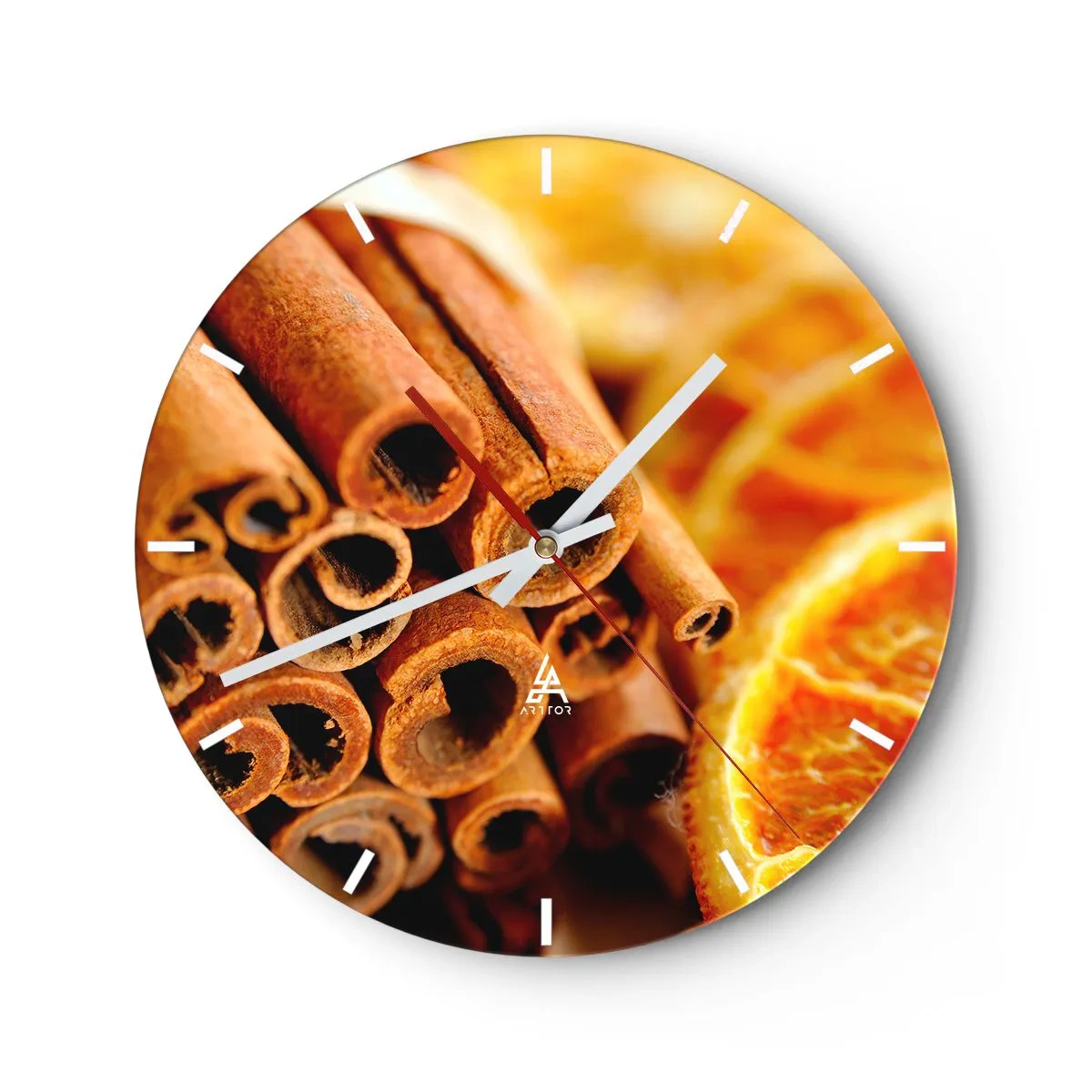 Wandklok - Klok - Kun je hun geur ruiken? - 40x40 cm