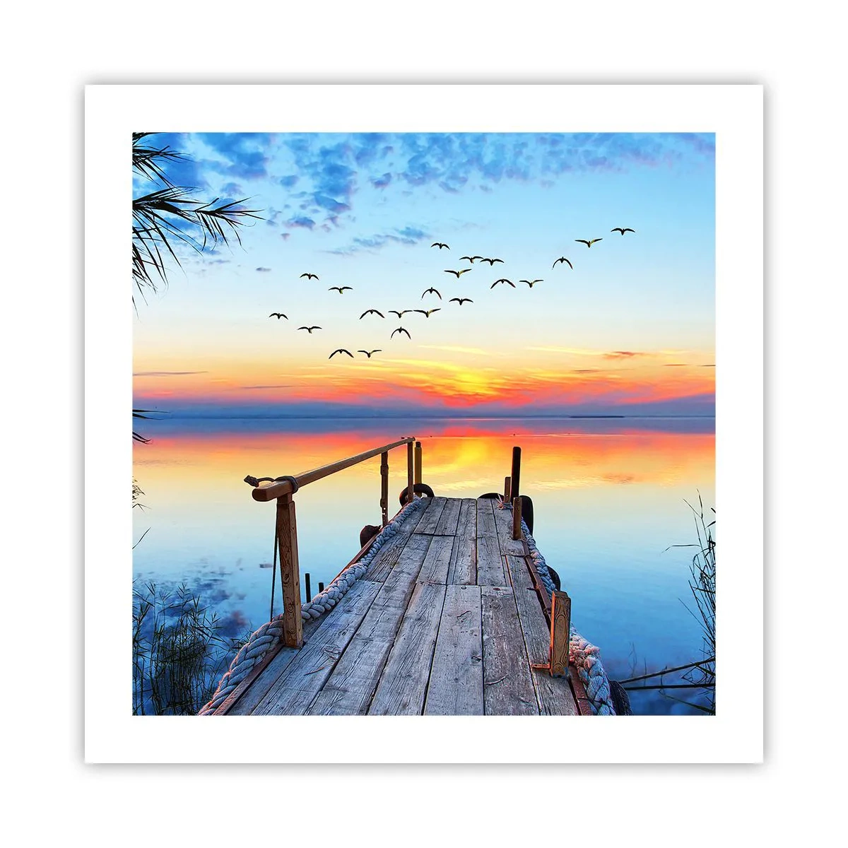 Poster - Het is tijd om terug te gaan... - 50x50 cm