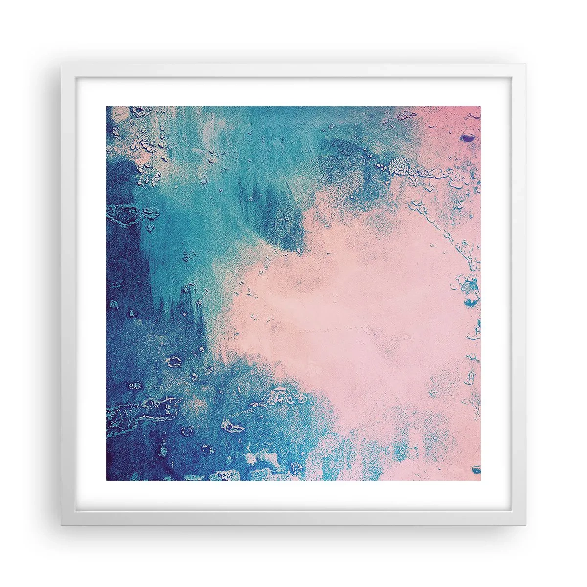 Poster in een witte lijst - Hemelse omhelzingen - 50x50 cm
