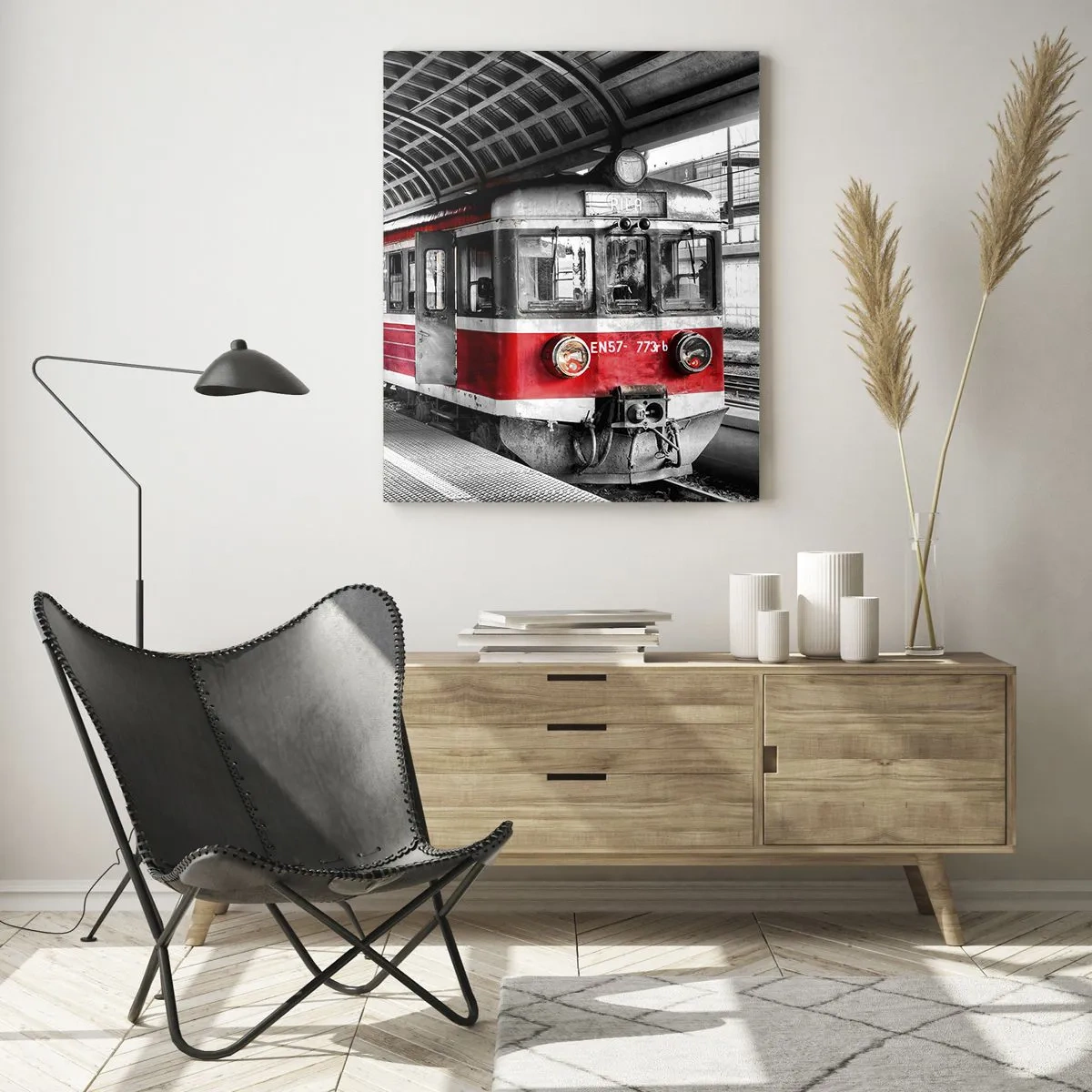 Schilderen op glas - Misschien is het een reis van je leven? - 50x70 cm