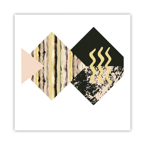 Poster - Er is niet zo eenvoudig - 60x60 cm