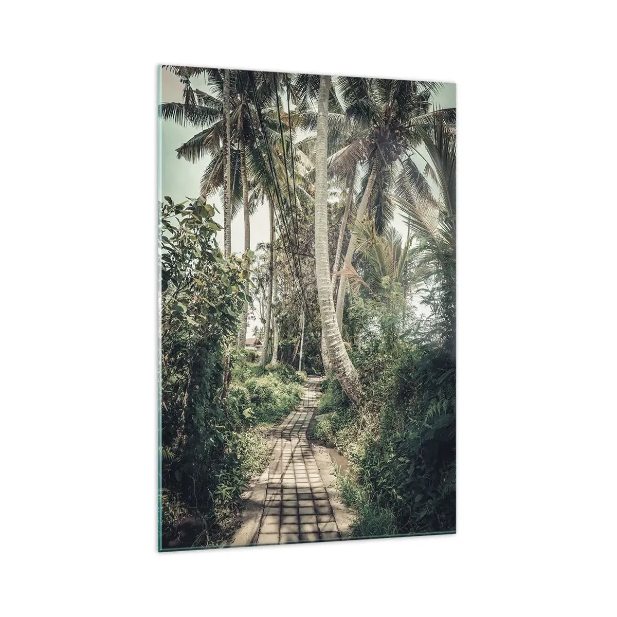 Schilderen op glas - Palmsteeg - 70x100 cm