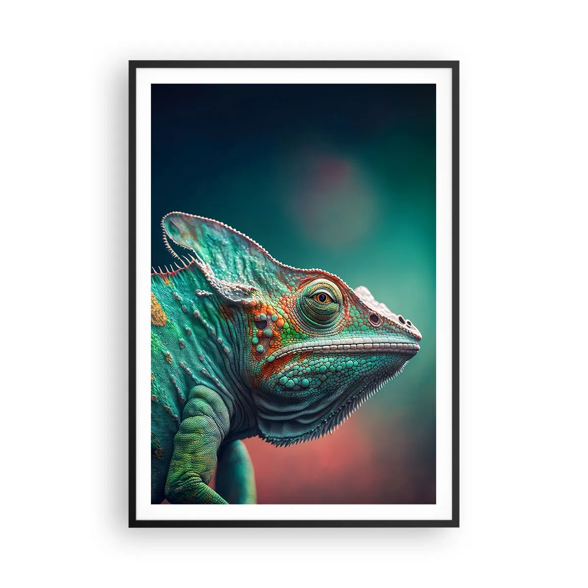 Poster in een zwarte lijst - Jij ziet mij? Niet goed… - 70x100 cm