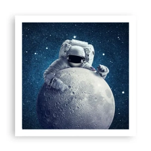 Poster - Ruimte grappenmaker - 60x60 cm