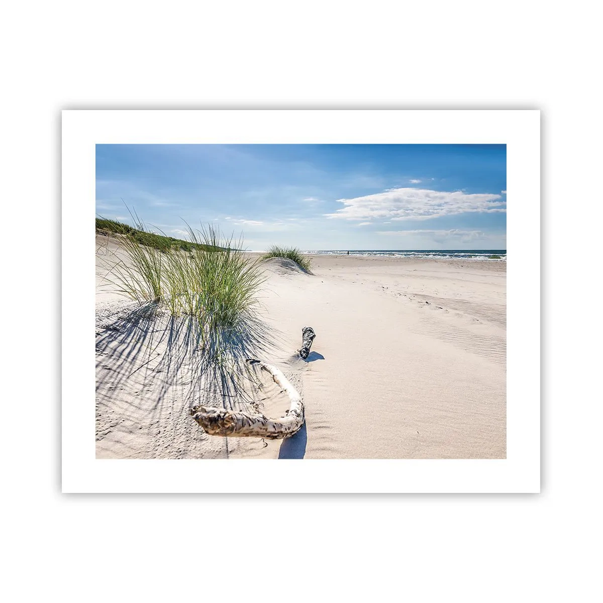Poster - De mooiste zandstrand? Oostzee-strand - 50x40 cm