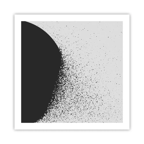Poster - Beweging van moleculen - 60x60 cm