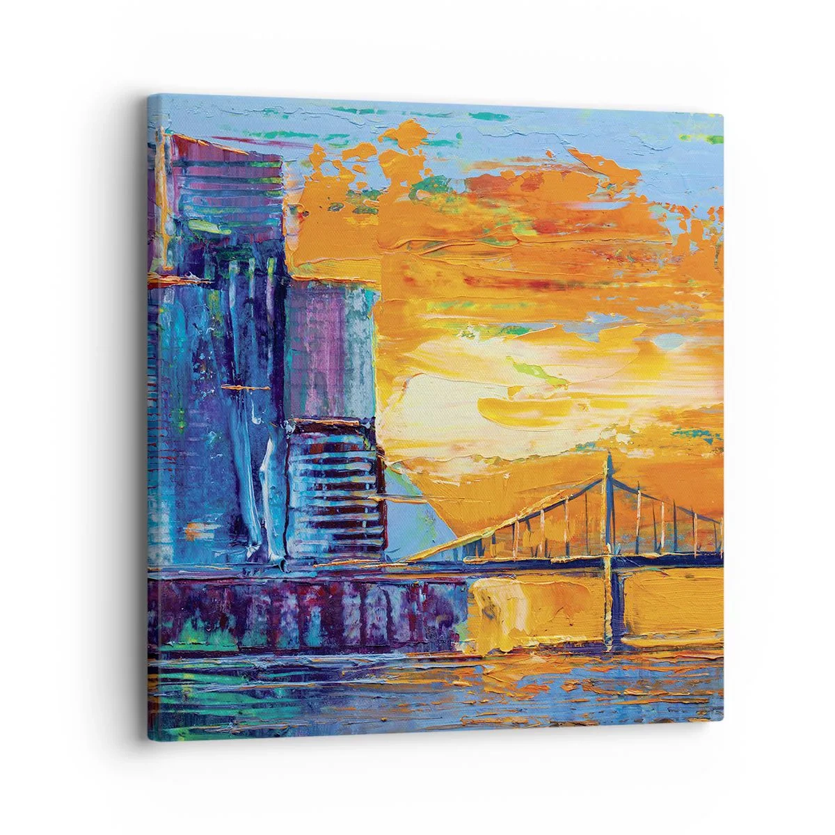 Schilderen op canvas - Cultuur en natuur - 30x30 cm