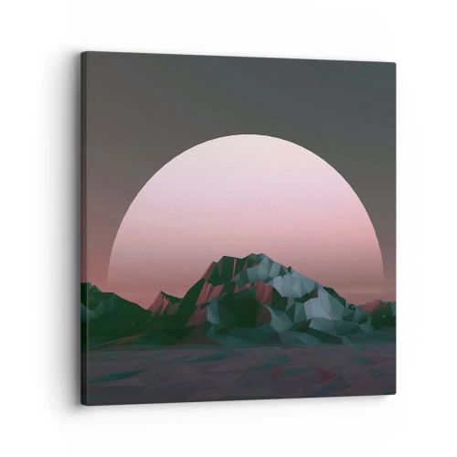 Schilderen op canvas - In een naburig sterrenstelsel - 30x30 cm