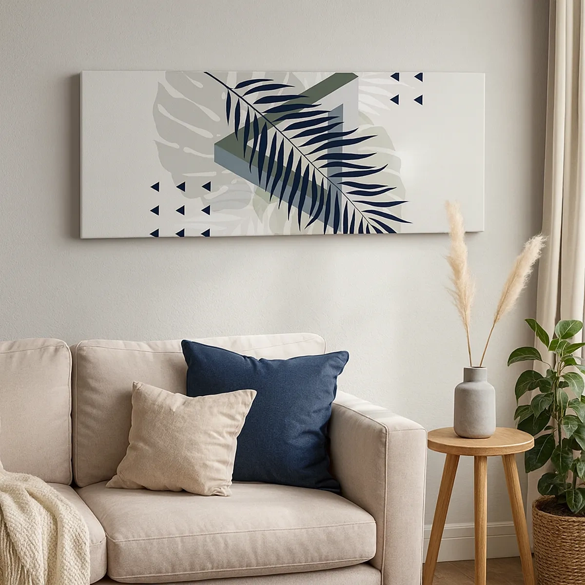 Schilderen op canvas - Natuur en geometrie - twee orden? - 30x30 cm