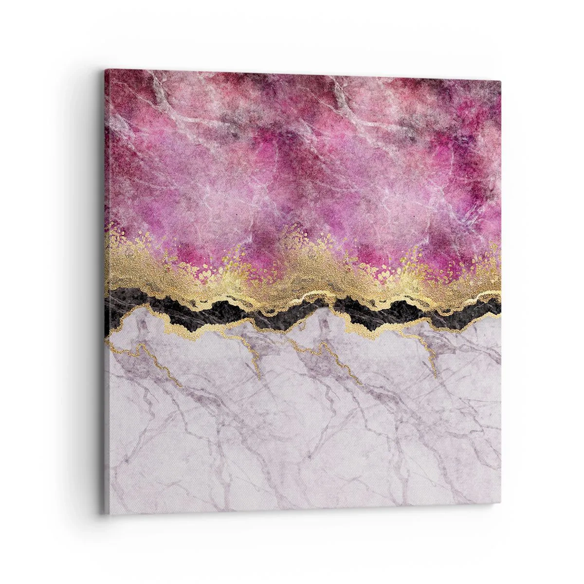 Schilderen op canvas - Op de grens - 70x70 cm