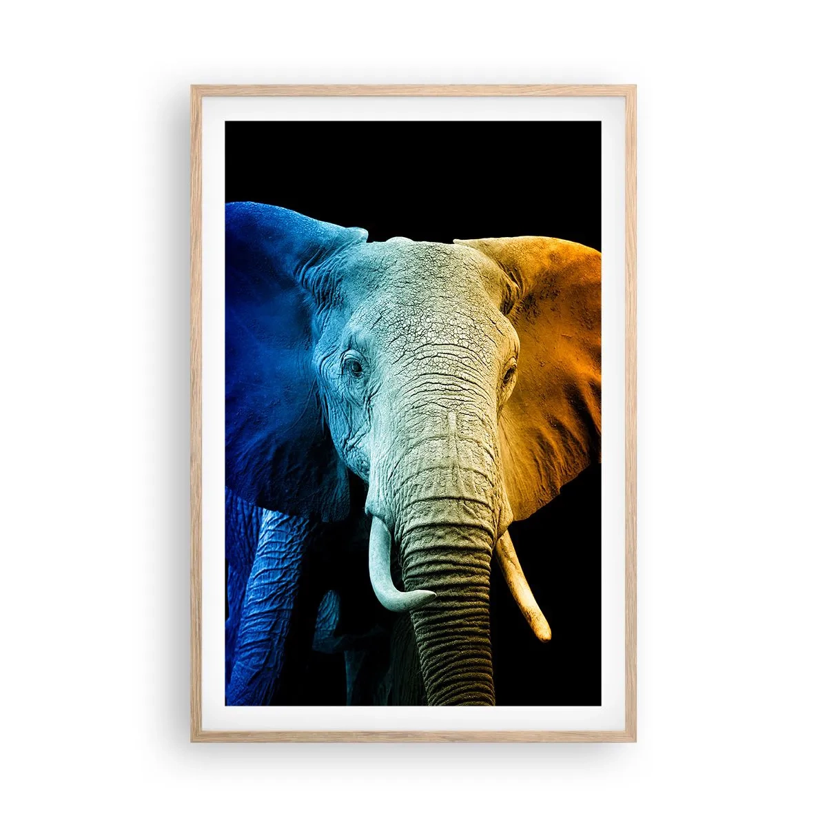 Een poster in een licht eiken lijst - Excentriek, niet raar - 61x91 cm