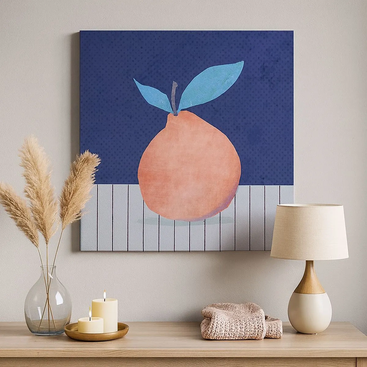 Schilderen op canvas - Convexiteit en vlak - 30x30 cm