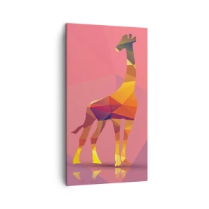 Schilderen op canvas - In de kleuren van de savanne - 45x80 cm