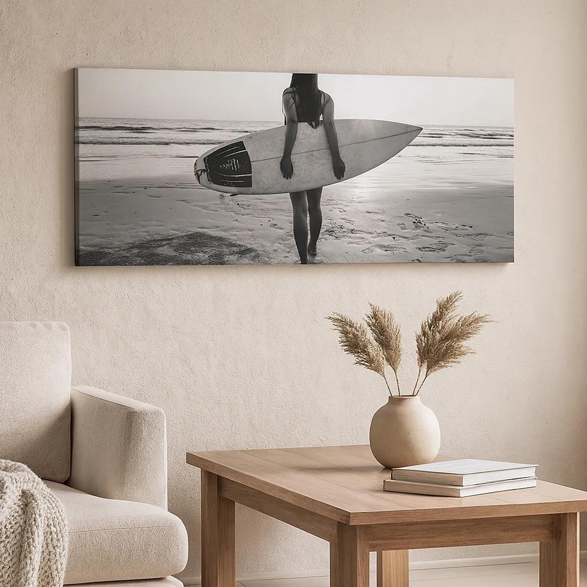 Schilderen op canvas - De dochter van de zeegolf - 30x30 cm