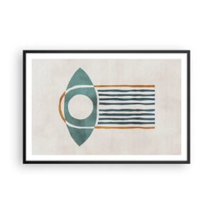 Poster in een zwarte lijst - Tekens en rituelen - 91x61 cm