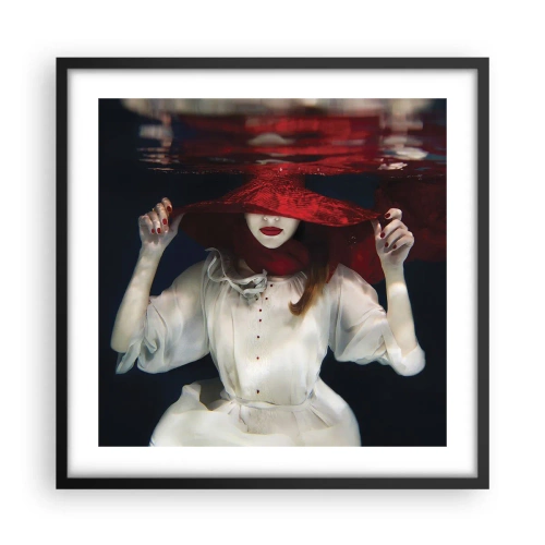 Poster in een zwarte lijst - Hatelijke godin in de Slavische mythologie - 50x50 cm