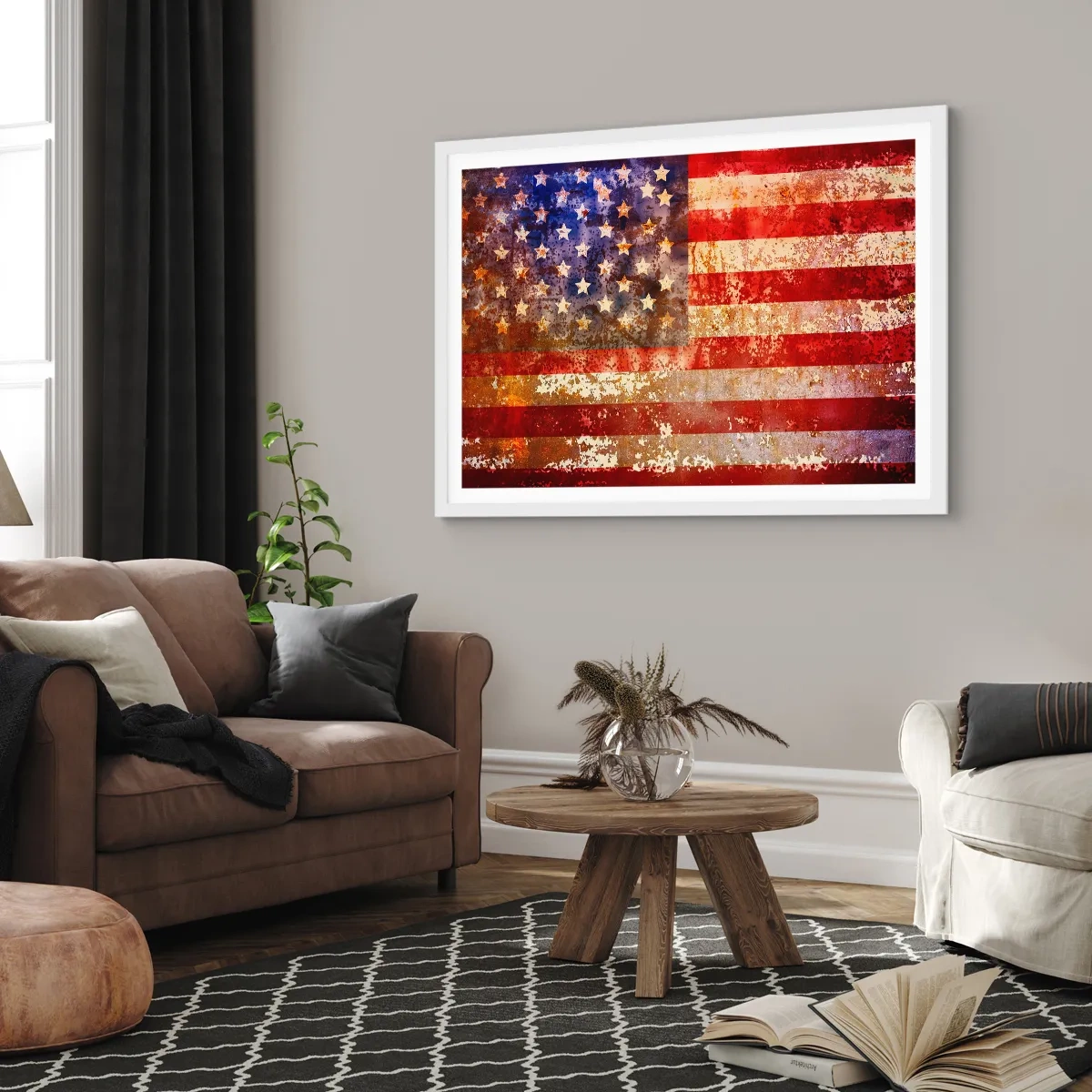 Poster in een witte lijst - Glorie vervaagt niet - 50x40 cm