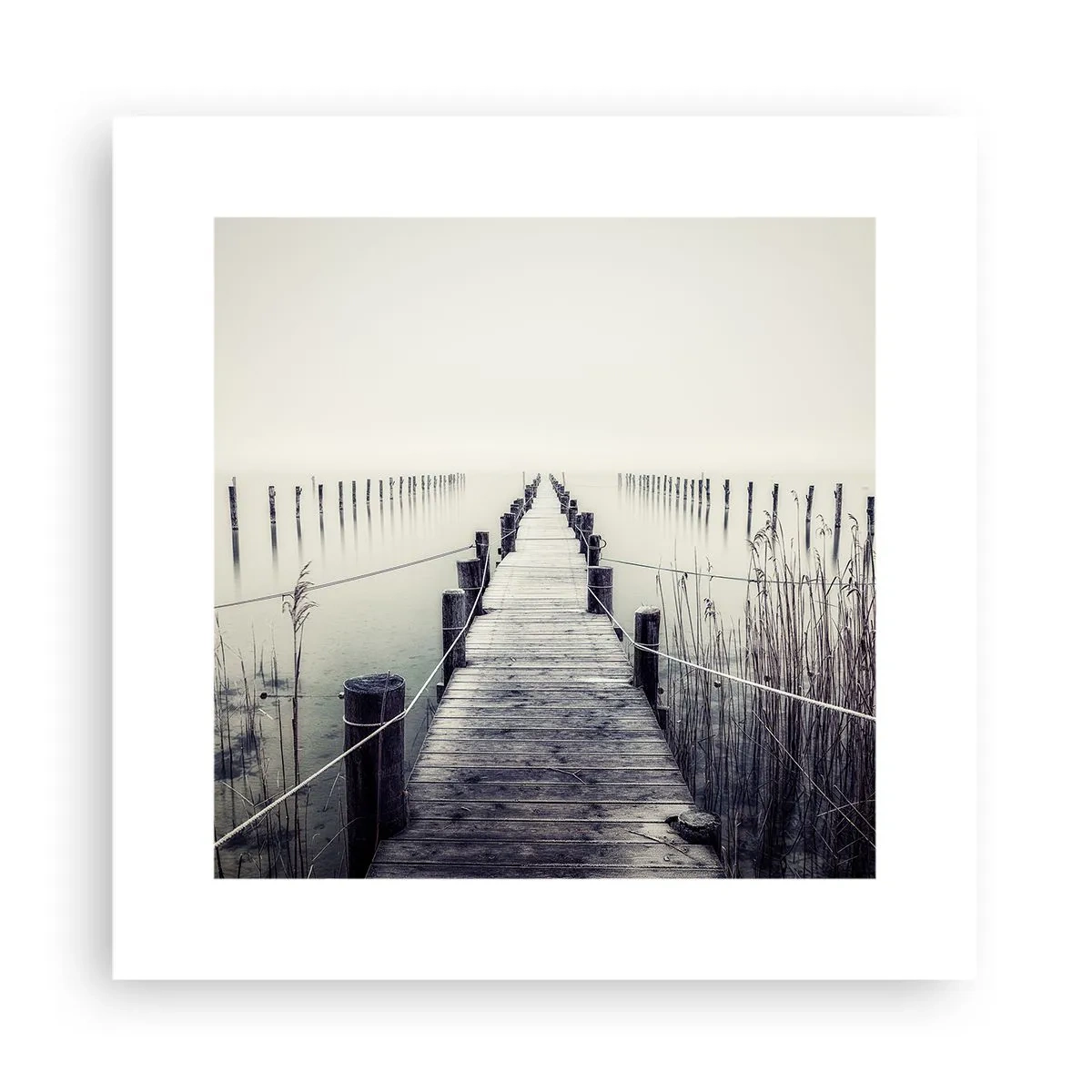 Poster - Dompel jezelf onder in vrede - 30x30 cm