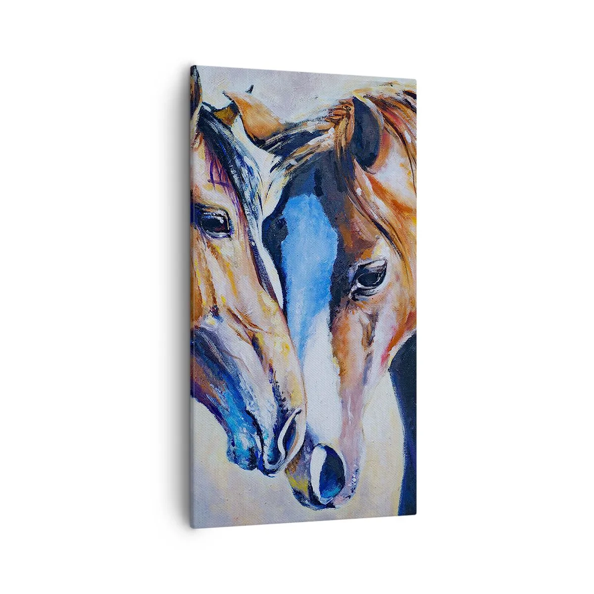 Schilderen op canvas - Is het vriendschap? is het liefde? - 55x100 cm