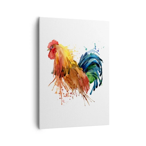 Schilderen op canvas - Koninklijk gewaad, koninklijke trots - 50x70 cm