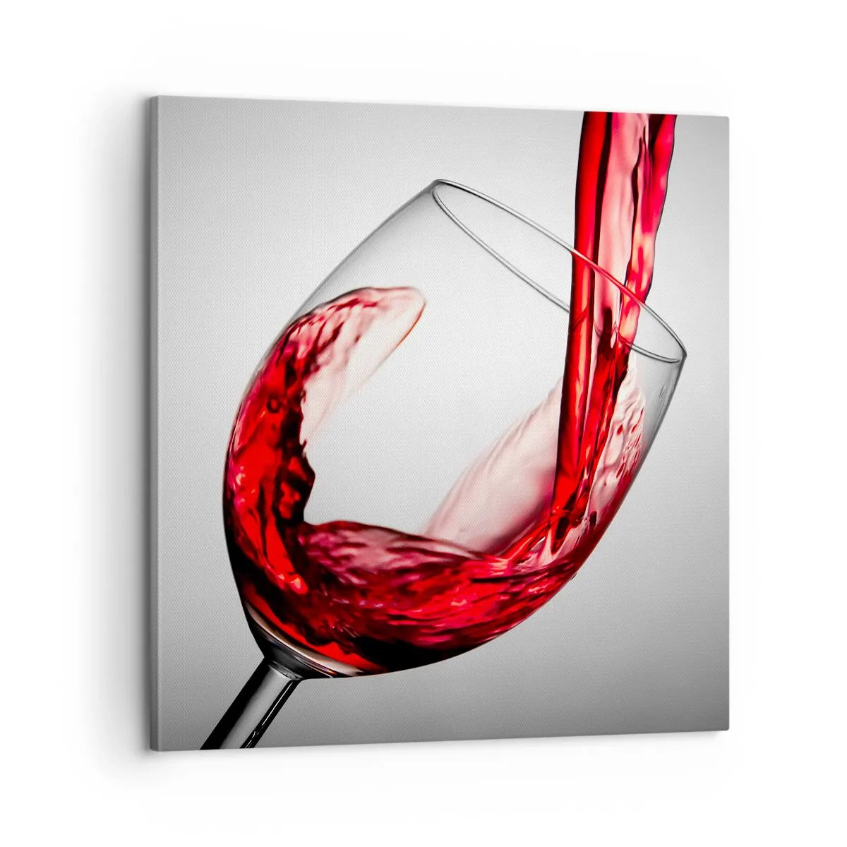 Schilderen op canvas - Kleur - beweging - geluid - 60x60 cm