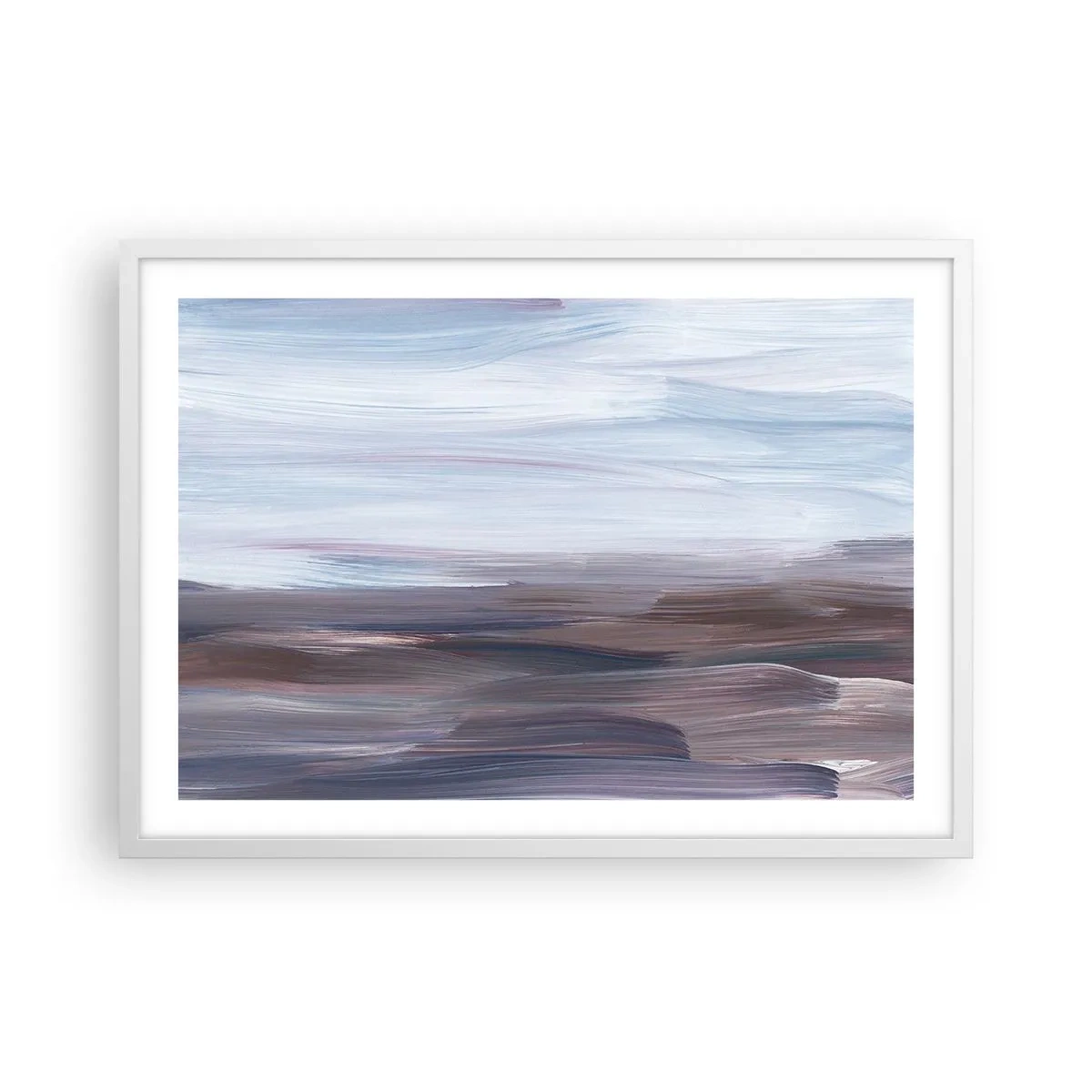 Poster in een witte lijst - Elementen: water - 70x50 cm