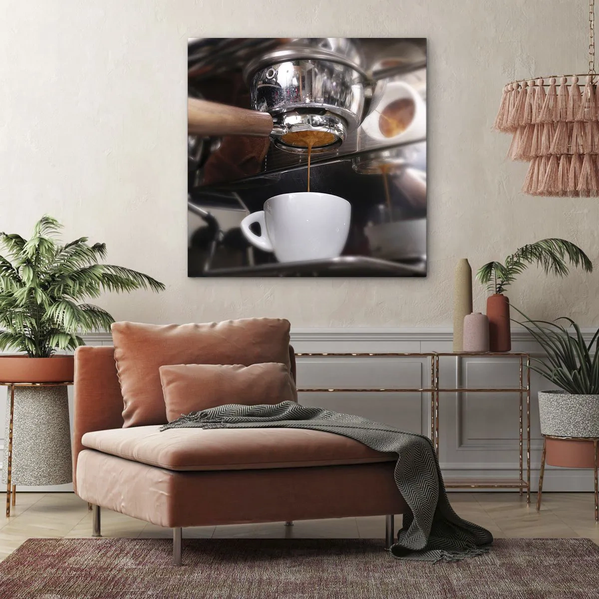 Schilderen op canvas - Goede tijd van de dag - 50x50 cm