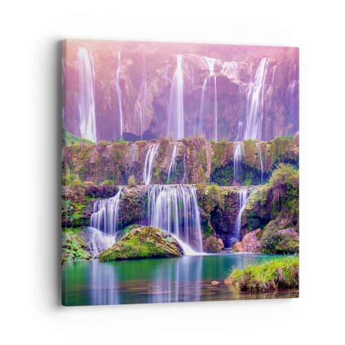 Schilderen op canvas - Trap naar de hemel - 40x40 cm