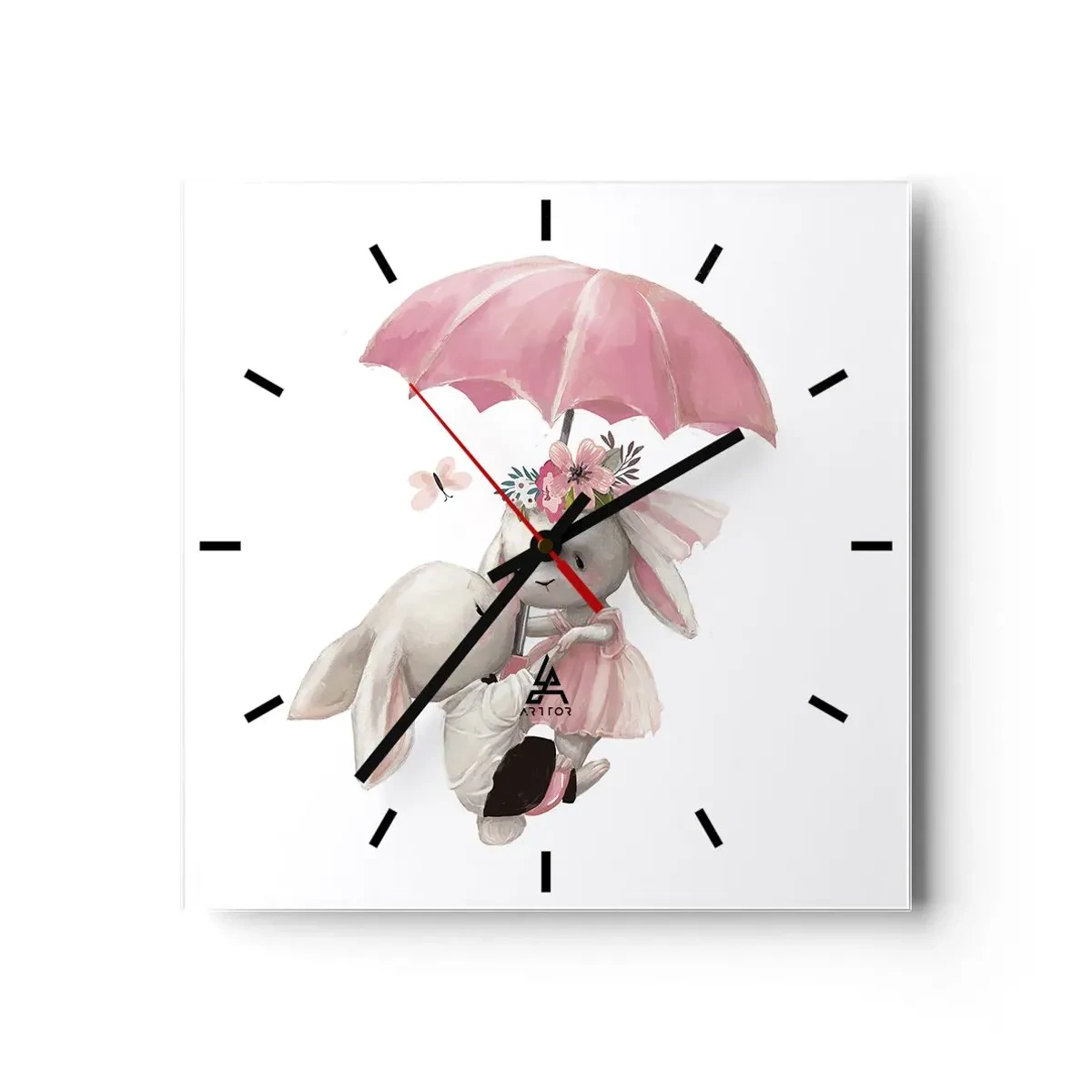 Wandklok - Klok - Dit is liefde - 30x30 cm