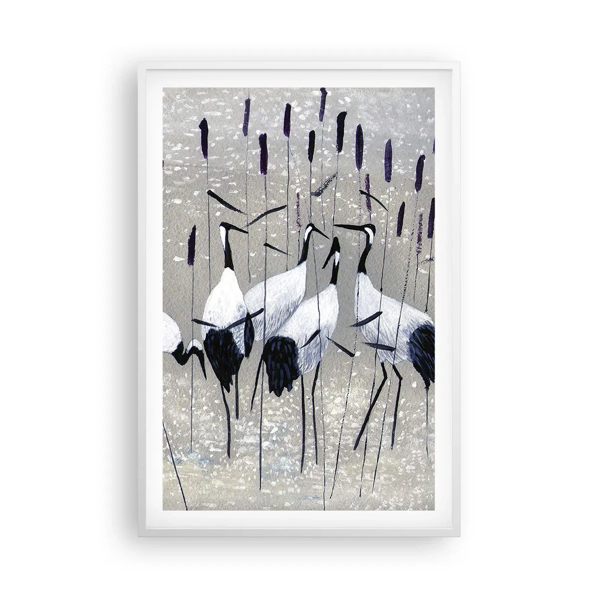 Poster in een witte lijst - Onder hun eigen - 61x91 cm