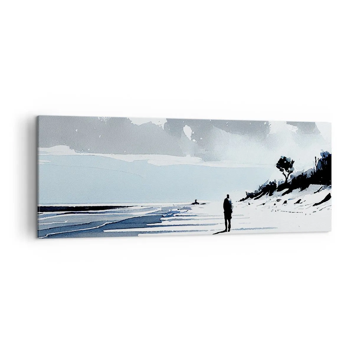 Schilderen op canvas - Alleen - 140x50 cm