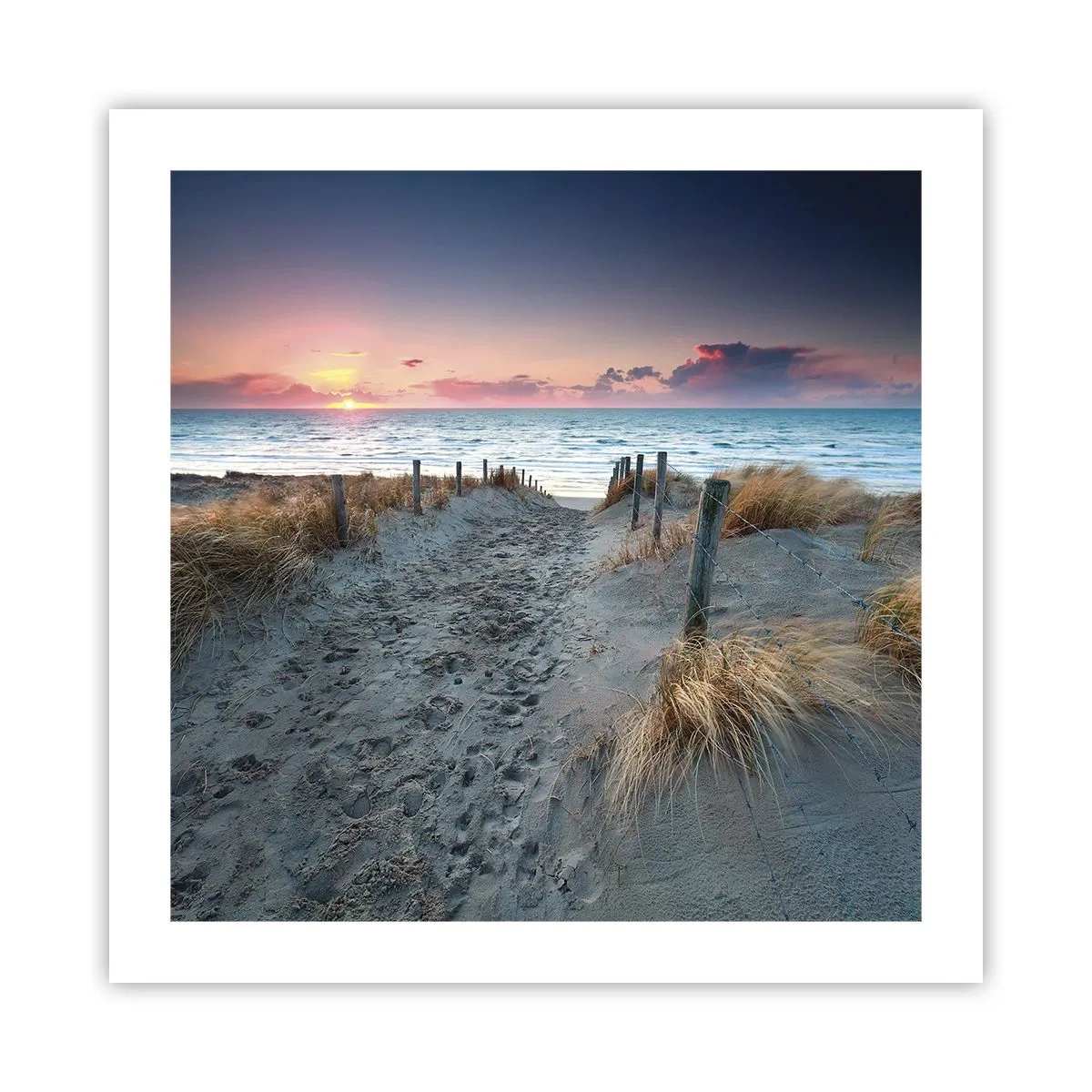 Poster - Je liet een regenboog van licht stralend... - 50x50 cm