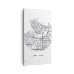 Schilderen op canvas - Anatomie van Vancouver - 65x120 cm