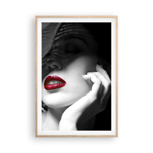 Een poster in een licht eiken lijst - Een studie in scharlaken - 61x91 cm