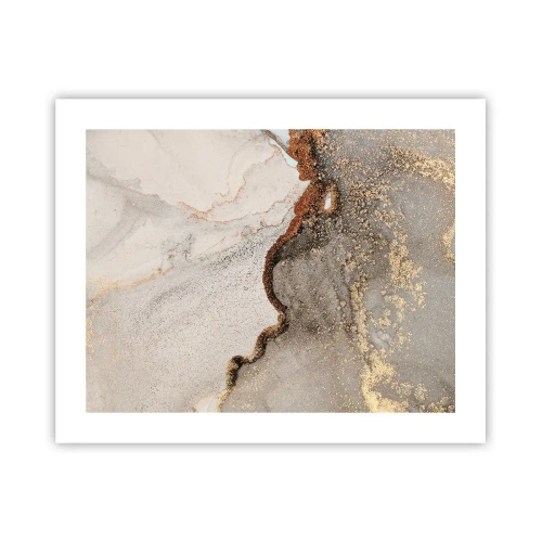 Poster - Op de grens van kleuren - 50x40 cm