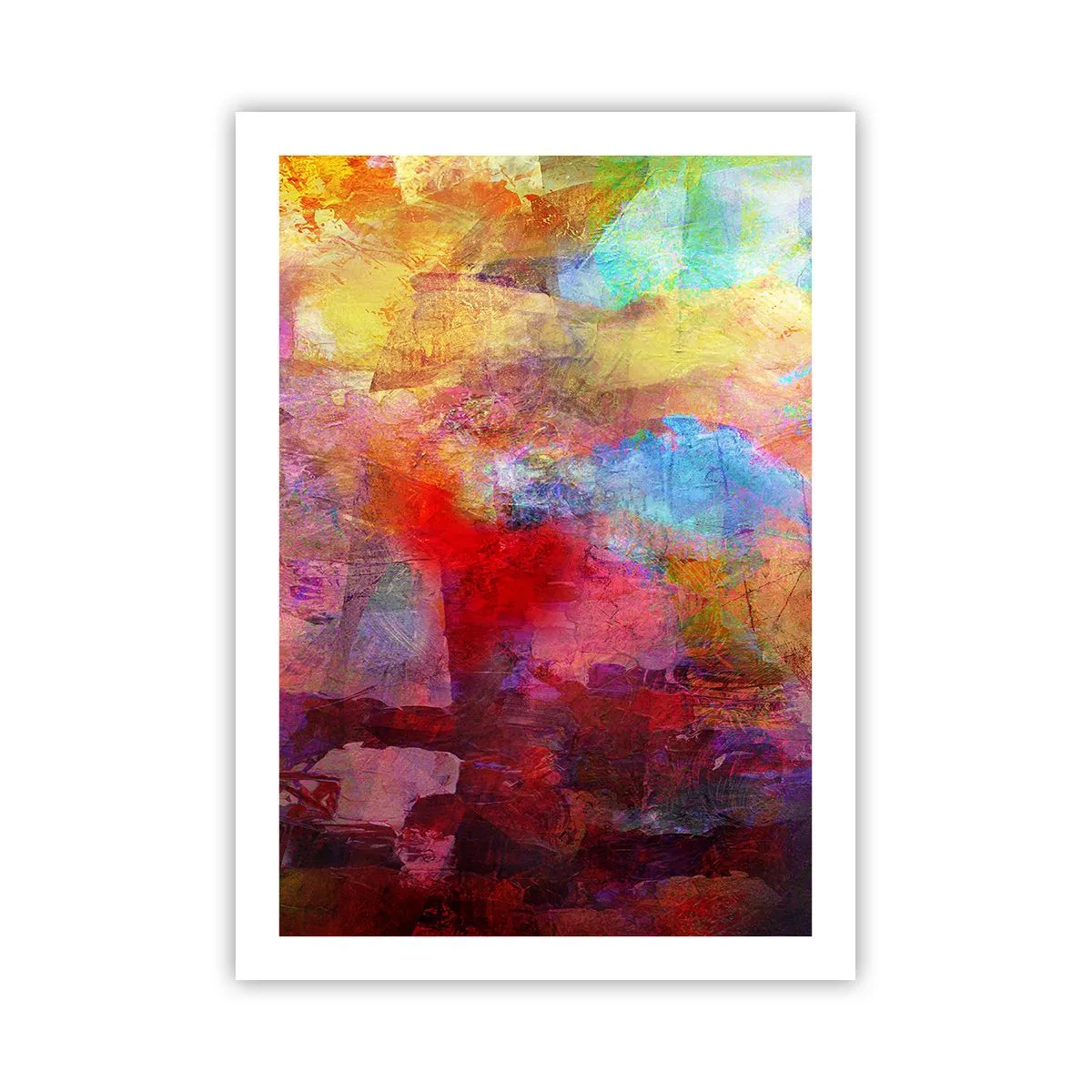Poster - Kijk in de regenboog - 50x70 cm