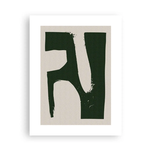 Poster - Baaien van wit - 30x40 cm