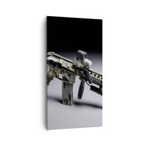 Schilderen op canvas - Altijd dreigend - 55x100 cm