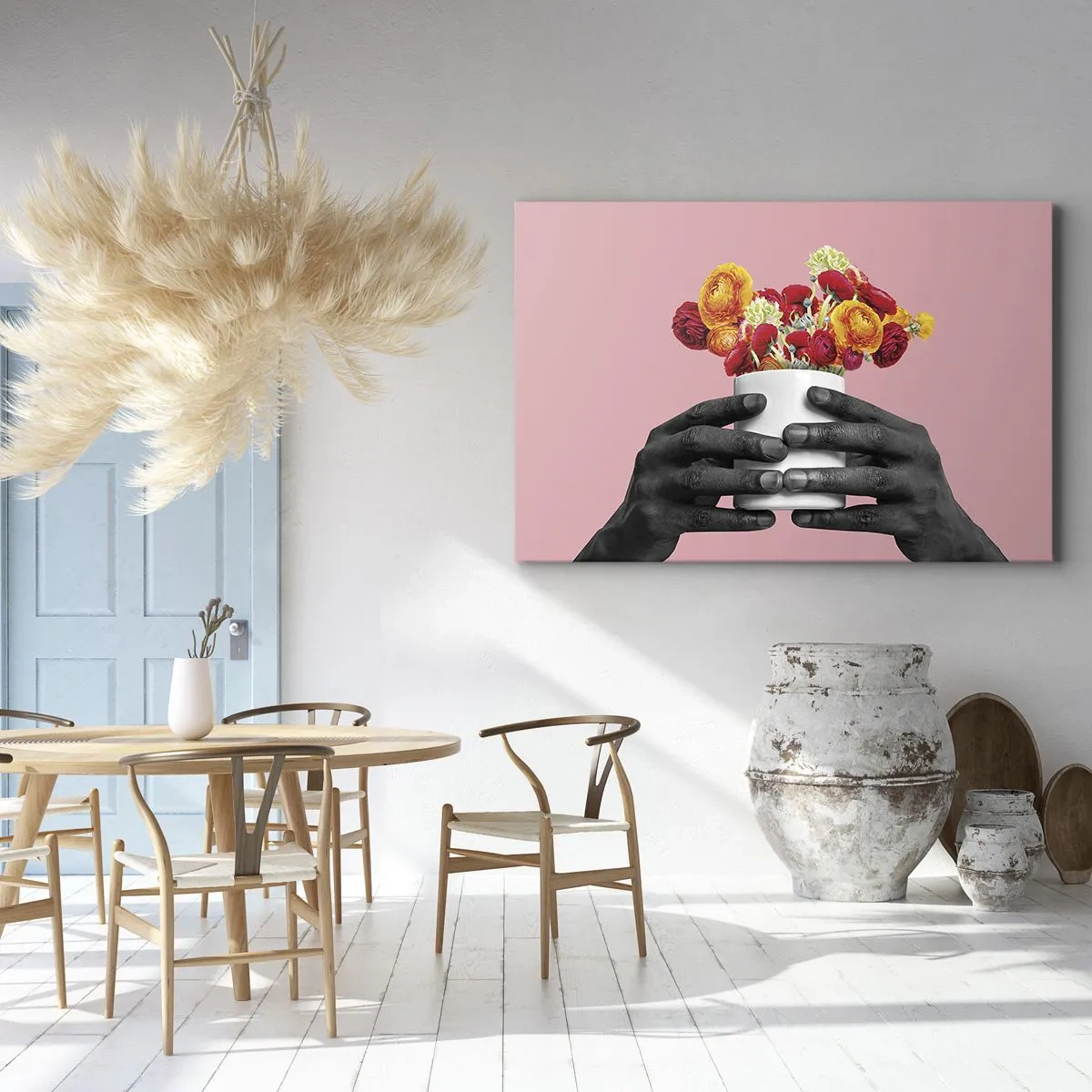 Schilderen op canvas - De apotheose van het leven - 120x80 cm