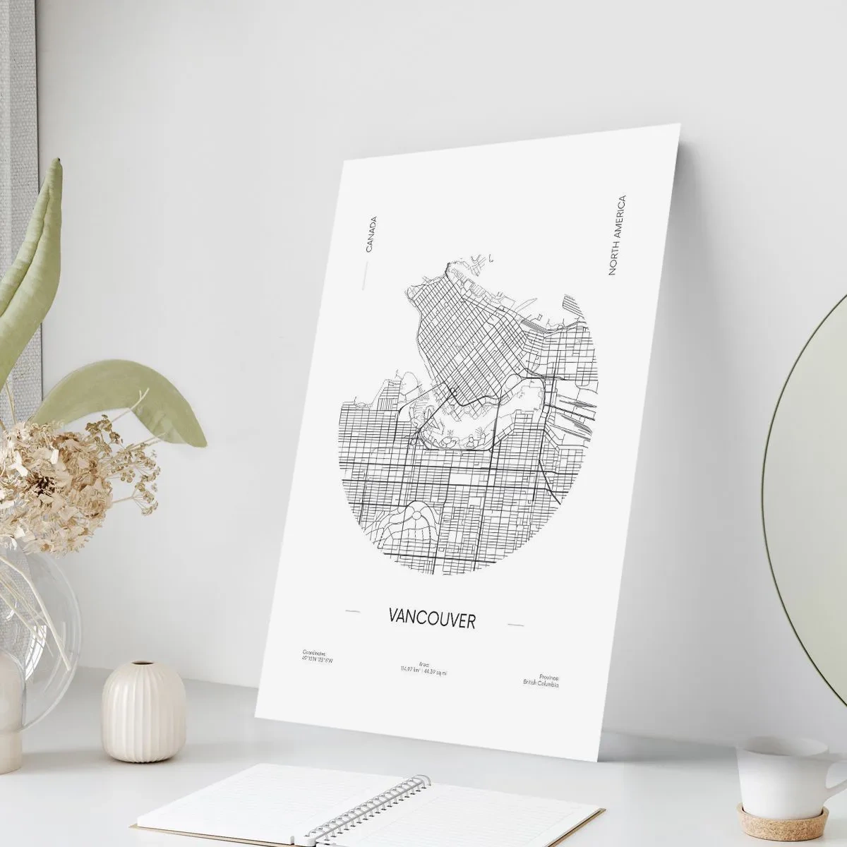 Poster - Anatomie van Vancouver - 30x40 cm